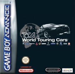 TOCA World Touring Cars box art for GameBoy Advance